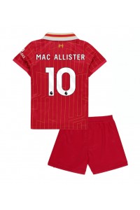 Liverpool Alexis Mac Allister #10 Babytruitje Thuis tenue Kind 2024-25 Korte Mouw (+ Korte broeken)